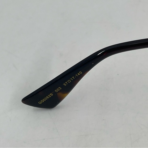 NEW! Gucci Aviator Metal Sunglasses Gold/Green/Red Frames Grey Lens 100% UV - Picture 13 of 16